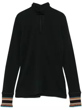 Paul Smith топ с вырезом, черный