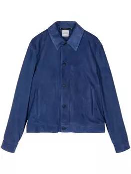 Paul Smith замшевая куртка-рубашка, синий