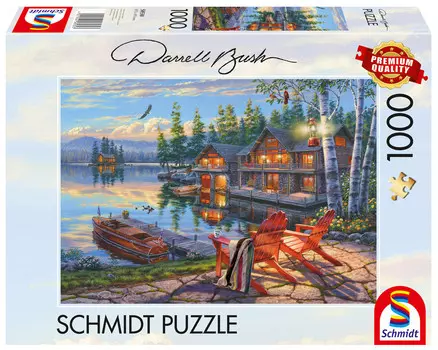 Пазл DARREL BUSH Loon Lake/США, 1000 шт. Schmidt
