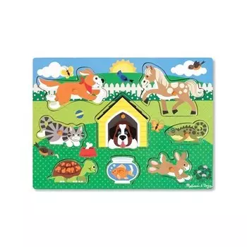 Пазл деревянный Melissa&Doug Домашние животные
