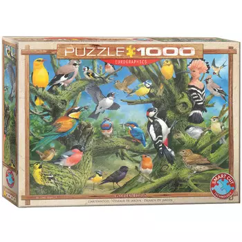 Пазл Eurographics Garden Birds By Joahn Francisco, 1000 шт.