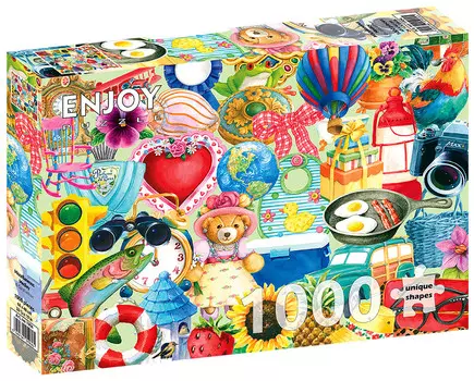 Пазл Галиматия, 1000 деталей Enjoy