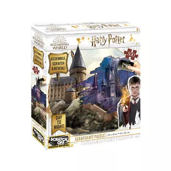 Пазл Harry Potter: Hogwarts Day To Night Scratch Off Puzzle