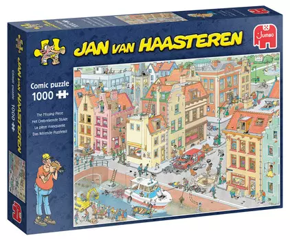 Пазл Jumbo, Jan Van Haasteren, Недостающая деталь, 1000 шт.