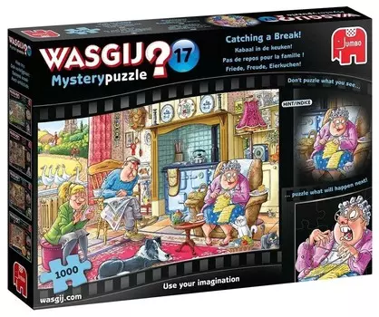 Пазл Jumbo, Wasgij A Moment of Peace, 1000 шт.