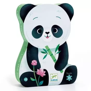 Пазл картонный PANDA LEO, 24 шт. DJ07282 Djeco