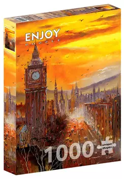 Пазл, Лондон, Англия, 1000 деталей. Enjoy