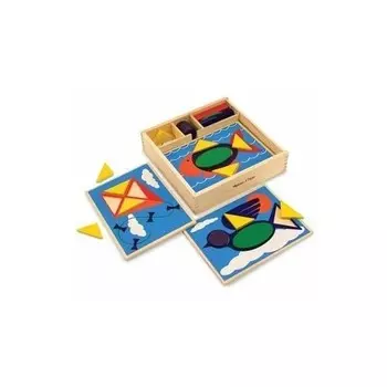 Пазл Melissa&Doug с деревянными фигурками