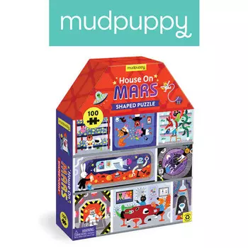 Пазл Mudpuppy Contour Дом на Марсе 100 деталей 5+