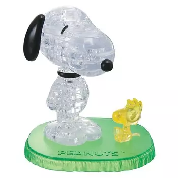 Пазл Peanuts 41 шт. Snoopy with Woodstock 3D Crystal Puzzle от BePuzzled, мультиколор