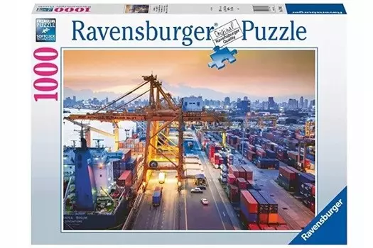 Пазл RAV 1000 Гамбургский контейнерный порт 17091, РАВЕНСБУРГЕР, 205577. Ravensburger