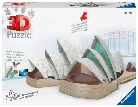 Пазл Ravensburger, 3D Buildings Sydney Opera House, 216 шт.