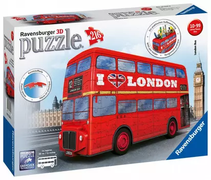 Пазл Ravensburger, 3D, Лондонский Автобус, 216 шт.
