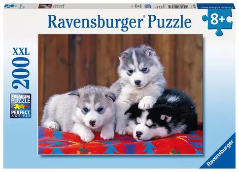Пазл Ravensburger для детей XXL Хаски, 200 шт.