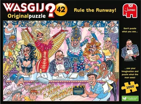 Пазл Wasgij Original42 Rule The Runway Drag Queen Fashion Contest 1000 шт.