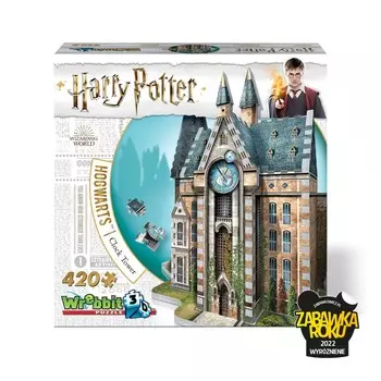 Пазл Wrebbit 3D, Часовая башня Хогвартса, 420 шт.