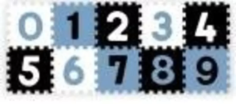 Пазлы Babyono с цифрами из пенопласта, 10 шт., поверхность 1 м2, 274/03