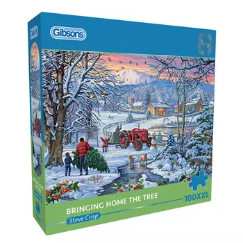 Пазлы Bringing Home The Tree (100Xxl)