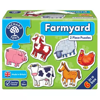 Пазлы Farmyard Two Piece Puzzles