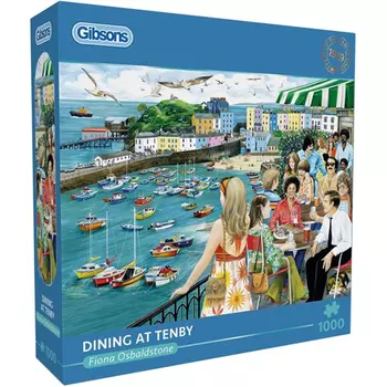 Пазлы Gibsons – Dining At Tenby – 1000 Piece Jigsaw Puzzle