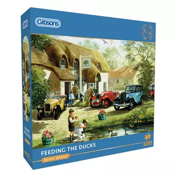 Пазлы Gibsons – Feeding The Ducks – 500 Piece Jigsaw Puzzle