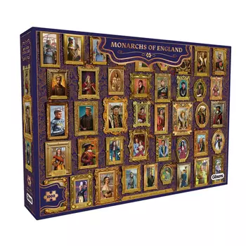 Пазлы Gibsons – Monarchs Of England – 1000 Piece Jigsaw Puzzle