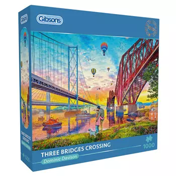 Пазлы Gibsons – Three Bridges Crossing – 1000 Piece Jigsaw Puzzle