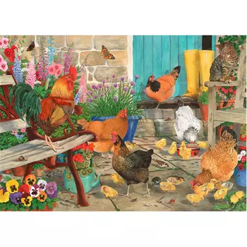 Пазлы Hen Pecked 1000 Piece Puzzle