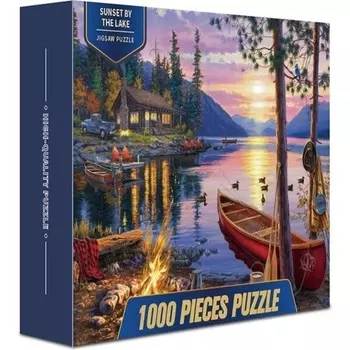 Пазлы Lele Sunset By The Lake, 1000 деталей