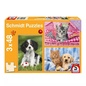 Пазлы My Cutest Baby Animals (3X48Pc)