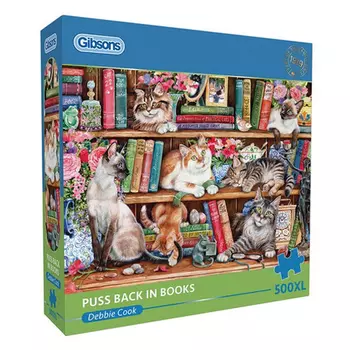 Пазлы Puss Back In Books (500Xl)