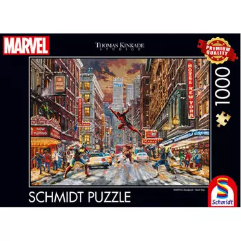 Пазлы Thomas Kinkade: Marvel Deadpool Snow Day (1000Pc)