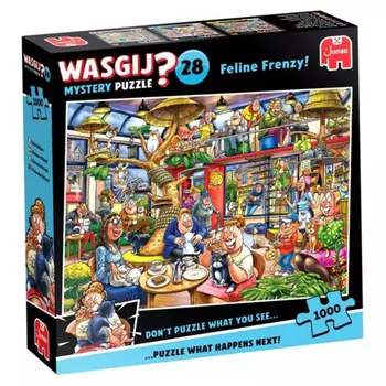 Пазлы Wasgij – Mystery 28 Feline Frenzy! – 1000 Piece Jigsaw Puzzle