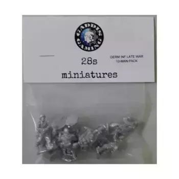 Пехотный ранец GLW из 10 человек, WWII Miniatures - Germany - Late War - Infantry (28mm)