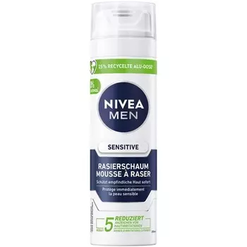 Пена для бритья Men Sensitive 200мл с ромашкой и витамином Е, Nivea