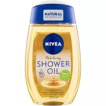 Пена для душа с натуральным маслом 200мл, Nivea