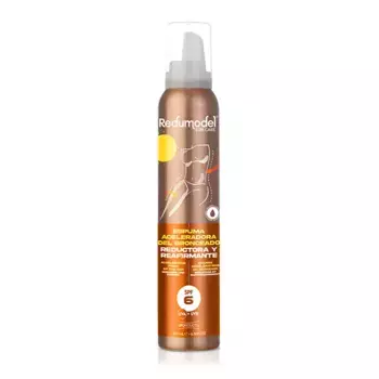 Пенка-ускоритель загара Spf 6 Reductor Y Reafirmante Redumodel, 200 ml