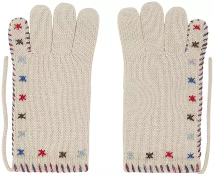 Перчатки Bode Off-White Tiny Star