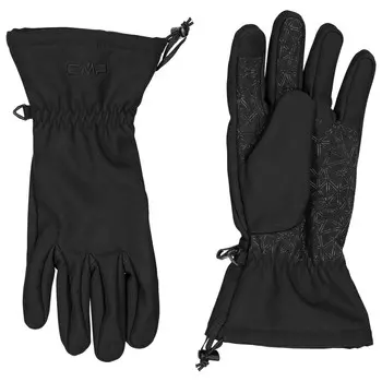 Перчатки Cmp Softshell Gloves, цвет Nero