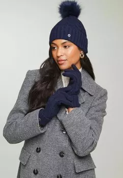 Перчатки COSY CABLE Lipsy, синий