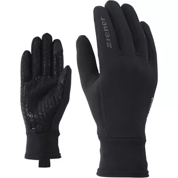 Перчатки Idiwool Touch Ziener, черный