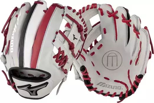 Перчатки Mizuno серии Athens Pro Select 11,5 дюйма, 2024 г, серый/красный