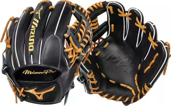 Перчатки Mizuno серии Pro 11,5 дюймов, черный/коричневый