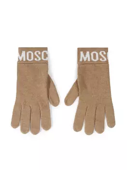 Перчатки Moschino, бежевый