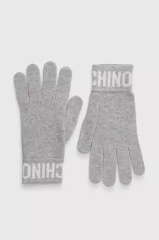 Перчатки Moschino, серый