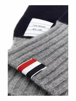 Перчатки мужские Thom Browne, темно-синий