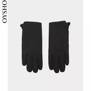 Перчатки Oysho PrimaLoft для езды, черный