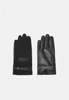 Перчатки ПЕРЧАТКИ УНИСЕКС KARL LAGERFELD, черные
