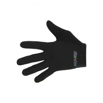 Перчатки Santini MTB велосипедные унисекс, черный