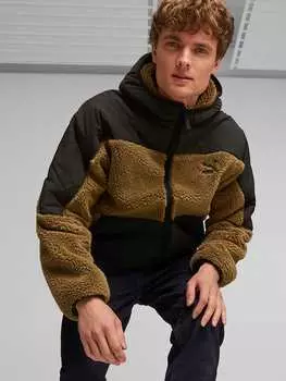 Переходная куртка Puma, цвет hellbraun/schwarz